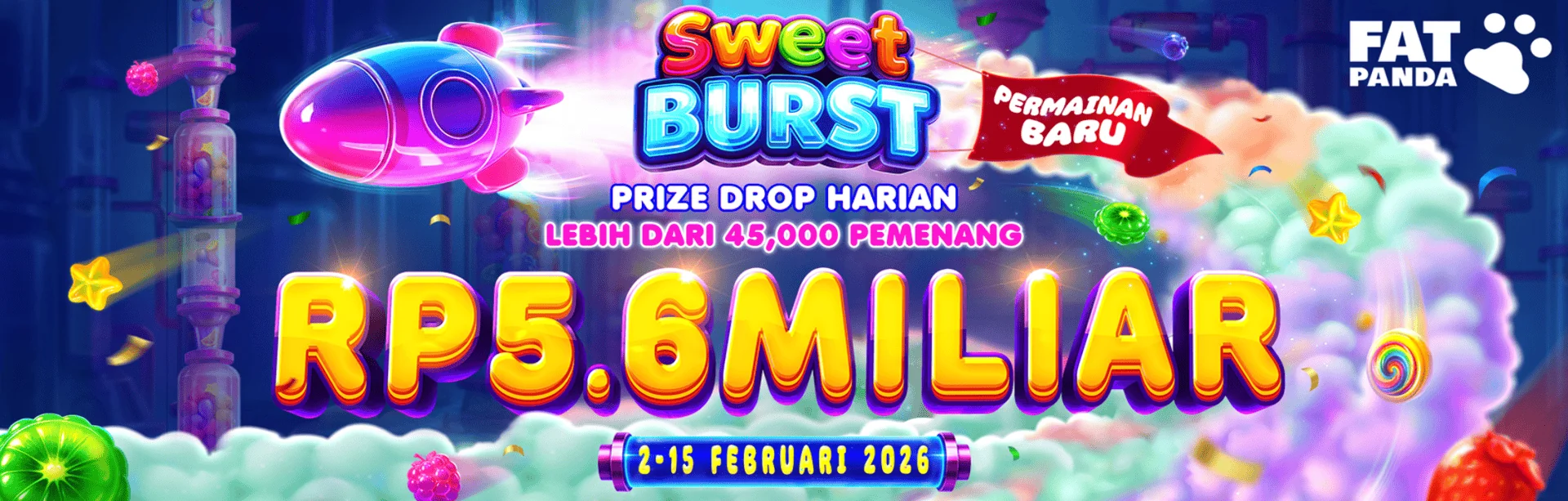 Fat Panda Sweet Burst Prize Drop Promotion - Win88