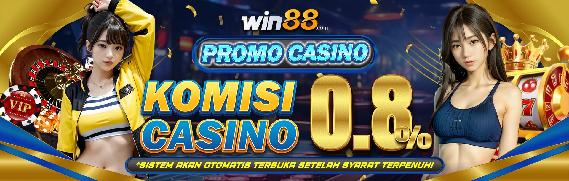 Daily Rebate 8% - Live Casino Promotion - Win88