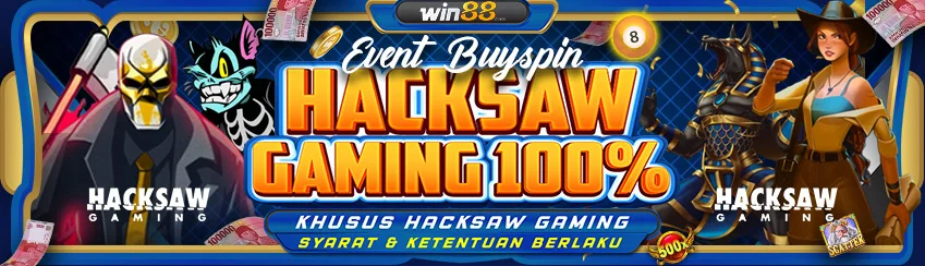 Promo Event Buy Spin Hackshaw Gaming 100%